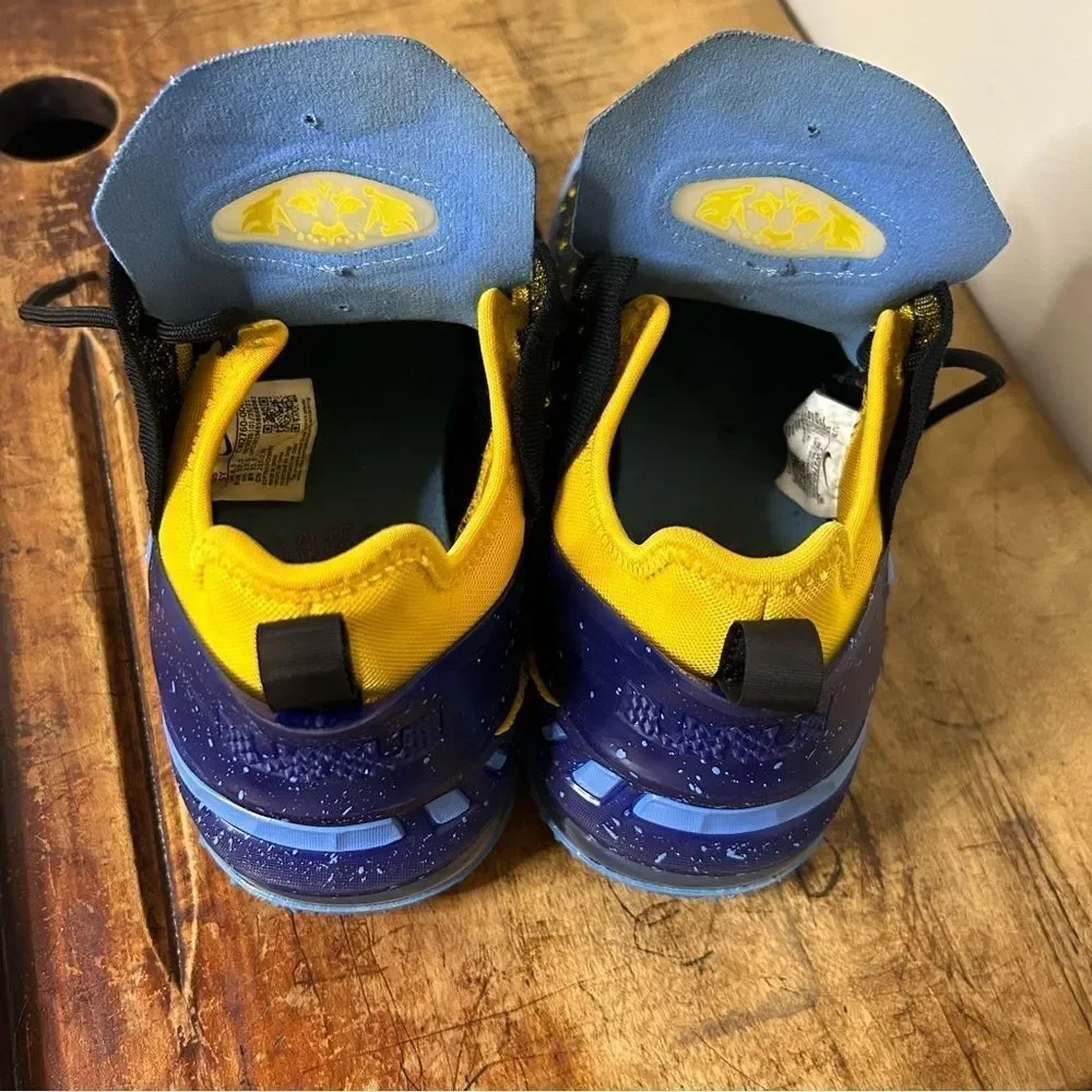 Nike LeBron XVIII 18 MINNEAPOLIS LAKERS Heritage Dynasty Blue CQ2760 LA, sz 5Y